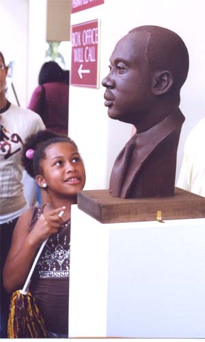 Larry Handfield, portrait bust 2