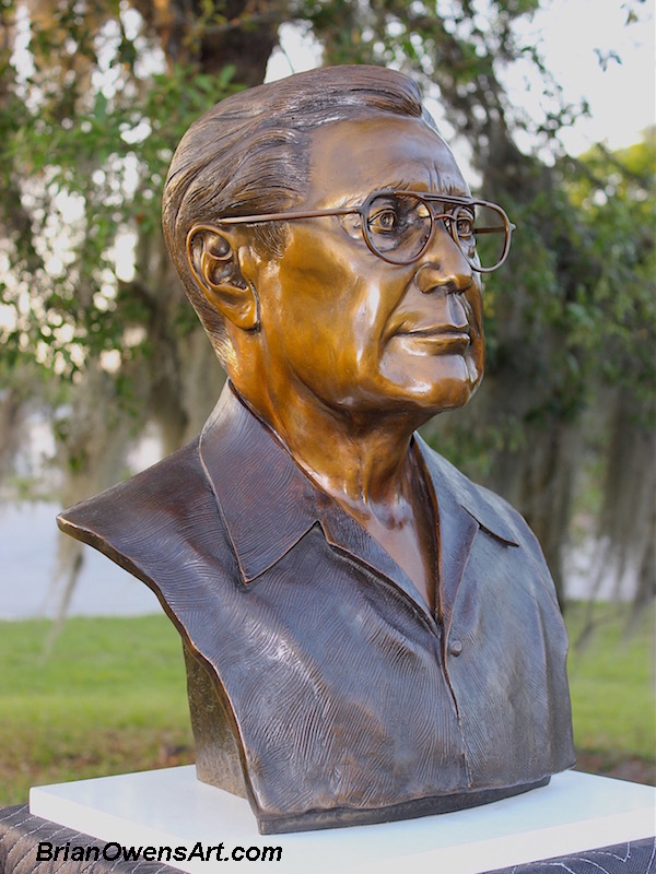Bust of Mr. Molina, Quarter View